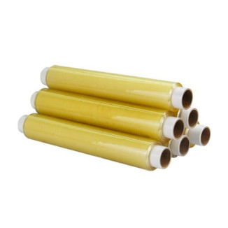 Folie profesionala stretch galbena 45 cm latime
