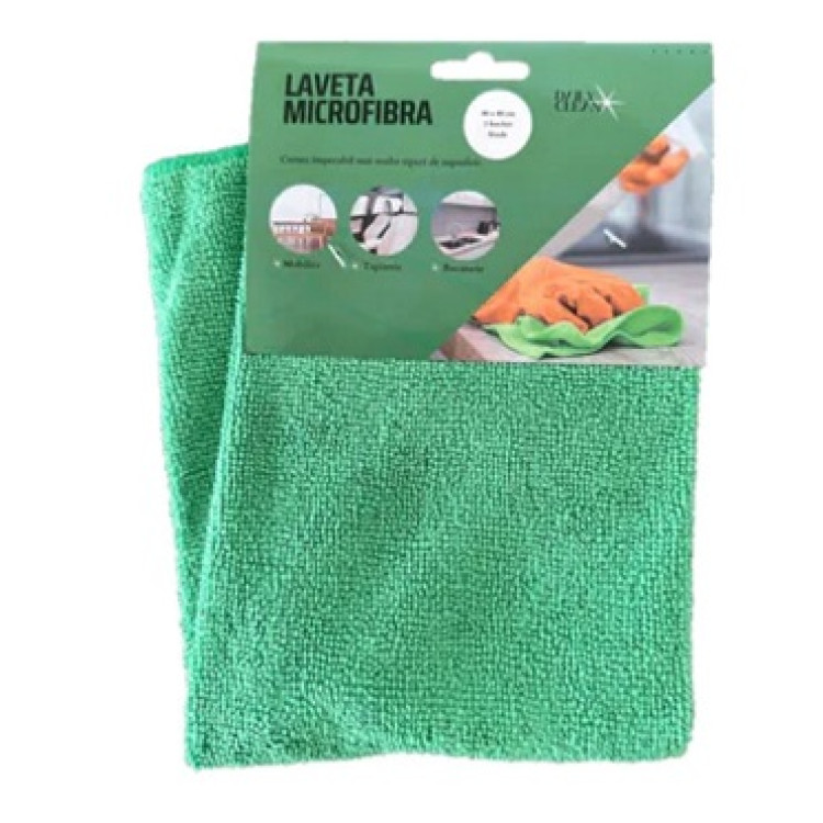 Lavete microfibre, Dimensiune 40x40 verde