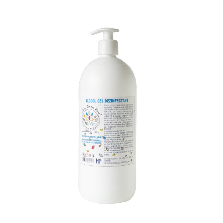 Dezinfectant pentru maini Higea, pe baza de alcool 1 L, cu pompita 