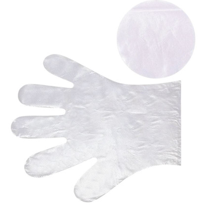 Manusi De Unica Folosinta Din Polietilena Transparente 100 buc/set 100set/bax