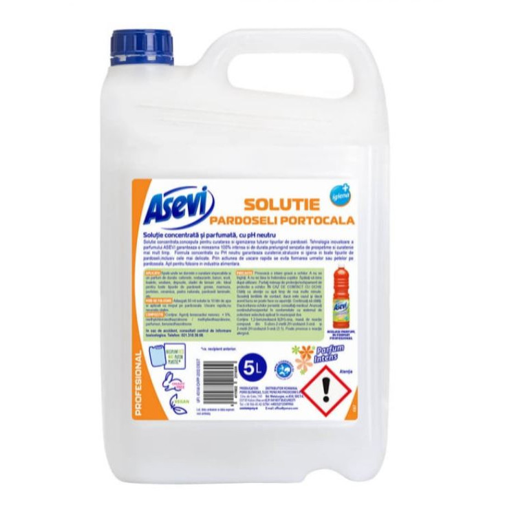 Detergent Pardoseli ASEVI Portocala 5L